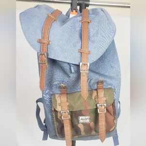 Herschel Supply Co Backpack- rare blue and camo style